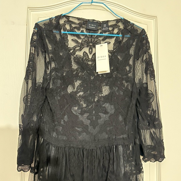 Press Dress casual lace dress in black - Picture 3 of 5